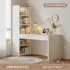 Escritorio de Esquina Estantería Librería Mesa Integrada Estudiante Hogar Escritorio de Escritura Estudio Dormitorio Escritorio de Computadora de Madera