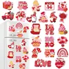 Bestseller transfronterizo decoración del Día de San Valentín imanes para refrigerador imanes para puerta de garaje decoración magnética navideña para el hogar ambiente de fiesta
