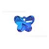 Pendientes Colgantes de Mariposa Fantasma de Cristal Galvanizado de 14 MM Collar Accesorios de Joyería Hechos a Mano DIY Venta Caliente Transfronteriza