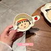 Vajilla Linda de Dibujos Animados Chibi Maruko-Chan Tazón para Arroz Tazón con Asa Tazón para Bebé Plato para Desayuno Plato para Postre para Uso en Dormitorio Estudiantil