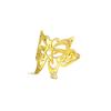 Anillo de acero inoxidable de estilo europeo y americano con diseño de mariposa, estrella hueca de cinco puntas y alas puntiagudas, con personalidad y moda simple.