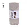 Fio de Algodão Oco 2mm para Bolsa de Crochê DIY Bolsa Tecida à Mão Chapéu Fio em Rolo Redondo Fio Pérola Fio de Lã