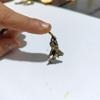 Cenário de rochas antigo banhado a bronze Jingyanggang Wusong tigre inseto grande aquário bonsai pedra estranha modelo de paisagismo ornamentos