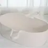 Cesta de Mano Portátil para Bebé Nuevo Transfronterizo con Almohadilla Impermeable Estampada Mesa Cambiadora de Pañales para Bebé con Doble Asa Cesta para Dormir de Cuerda de Algodón