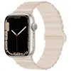 Atacado Adequado para Apple iWatch Pulseira de Relógio Magnética com Padrão Ondulado Pulseira Magnética Única de Silicone Pulseira Loop S10