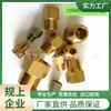 Conector de Hilo NPT Interno y Externo Estándar Americano Latón Hexagonal NPT ZG Cobre Conector Directo de Hilo para Gas