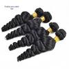 Cortina de cabelo de peruca real indiana Cabelo virgem indiano peruca de onda solta fábrica atacadista