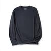 Bom de usar e fechar! Esportes ao ar livre Alta Elástica Casal Gola Redonda Manga Longa Pulôver T-shirt Base de Lã de Secagem Rápida