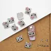 Zhou Dan Decoraciones Universales para Uñas Gato Aleación Completa de Pedrería Animales Lindos de Aleación Accesorios para Uñas DIY Al por Mayor