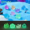 Novo produto transfronteiriço peixe gordo luminoso partículas fofas paisagismo de aquário marinho acessórios decorativos diy micro paisagem pequenos ornamentos