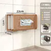 Suporte para papel toalha de cozinha, porta-rolos de papel, prateleira de armazenamento para armário sem furos, prateleira para papel toalha, suporte de pendurar, armazenamento de filme plástico, montado na parede