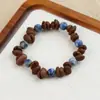 Fabricante Mais Vendido Atacado Pulseira de Grãos de Café Reais, Pulseira de Contas Jingdezhen com Sabor de Café Muito Refrescante, Joia de Mão para Homens e Mulheres
