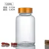 Botellas Cápsula de Vidrio Transparente al por Mayor, Botellas de Medicamento para Cuidado de la Salud, Botellas para Reactivos, Botellas de Almacenamiento Selladas a Prueba de Humedad, Suministro Transfronterizo