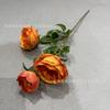 Nova simulação de flores 3 Austin 3 rosas auditório de casamento decoração suave vaso de flores de seda comércio exterior