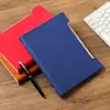 Cuaderno de Hojas Sueltas A5 Cuaderno de Imitación de Cuero PU Libro de Registro de Reuniones Set de Caja de Regalo Se Puede Imprimir con el Logo de la Empresa Set Creativo de Repuesto