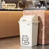 Papelera Cuadrada Comercial para Oficina, Cubo de Basura de Gran Capacidad para Cocina del Hogar, Contenedor de Residuos Sanitarios sin Tapa