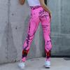 Wish Leggings de Yoga para Mujer Multicolor Estampados de Venta Caliente Europeos y Americanos Ajustados de Alta Elasticidad Cintura Alta Levanta Cadera Secado Rápido XY1074