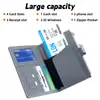 Nuevo producto exclusivamente para el comercio transfronterizo: Portapasaporte de alta gama para viajes de negocios con logo impreso personalizado, múltiples ranuras para tarjetas para documentos y boletos