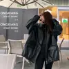 Casaco de couro sintético preto para mulheres primavera e outono 2023 EUA e Europa novo estilo de Hong Kong casual jaqueta de couro PU top atacado transfronteiriço