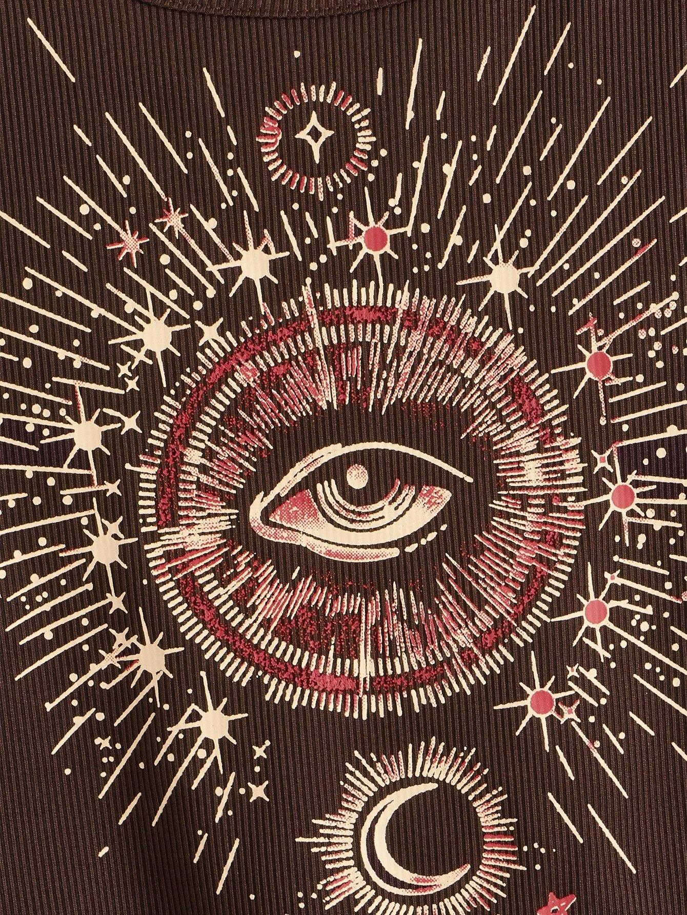 Sun & Moon Print Tank