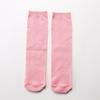 Calcetines para Niños, Calcetines hasta la Pantorrilla, Color Sólido Negro y Blanco, Versátiles para Niños de Todos los Tamaños, Rectos, Sin Talón, Color Caramelo, Calcetines de Media Pantorrilla, Calcetines de Algodón