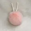 Juguete de Bola de Pelo Falso de Conejo de 8 cm Más Vendido de Amazon, Cojín Decorativo para el Hogar, Materiales Hechos a Mano, Accesorios para Zapatos y Sombreros, Accesorios para Capas, Bola Artificial