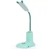 Nueva lámpara de mesa pequeña de dibujos animados LED mini portalápices manguera de almacenamiento luz de noche dormitorio dormitorio mesita de noche lámpara de mesa portátil