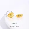 Accesorios DIY Chapados en Oro Antiguo que Conservan el Color: León, Caballo del Zodiaco, Flor de Cinco Pétalos, Colgante con Agujero, Cuentas Espaciadoras y Cuentas para Hilo