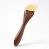 Pente de Chifre Personalizado de Sândalo Verde e Sândalo Roxo, Pente de Massagem, Pequeno Bastão de Tendão de Casco de Ovelha, Raspador de Olhos, Raspador Facial Especial Portátil