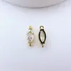 Colgante Doble Chapado Conserva Color Cobre Chapado Colgante Pequeño Accesorios DIY Conector Colgante Arete Pulsera Materiales