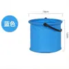 Cubo Plegable Bolso Infantil Cubo de Pesca Bolso Porta Plumas de Arte Cubo para Lavar Pesca en Playa al Aire Libre Cubo de Pesca Telescópico