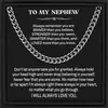 Collar de cadena cubana de hip-hop de personalidad europea y americana transfronterizo para hombre, para enviar a familiares y amigos, tarjeta de bendición, caja de regalo, joyería exquisita