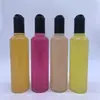 Fabricante 80ml hombro redondo cubierta de mil otoños botella de plástico traje de viaje portátil loción sub-empaque botella vacía de muestra pequeña