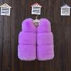 Novedad Otoño e Invierno 2026 Chaleco de Piel Sintética para Niños Abrigo Corto de Algodón Engrosado Ropa de Abrigo de Piel Sintética Venta al por Mayor Transfronteriza 6