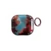 Capa Protetora para Fone de Ouvido AirPods 4ª Geração Cor Âmbar Azul-Marrom é Adequada para Fones de Ouvido Sem Fio Apple AirPods Pro3