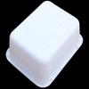 Tina de Plástico Blanca Tina Blanca Rectangular Estante de Clasificación Tina Colgante Tina de Clasificación Tina de Goma Engrosada con Borde Tina Gris Blanca