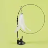 Ventosa Fuerte Palo Juguete para Gatos Autoentretenimiento Desmontable Mango Largo Palo Juguete para Gatos Mascota Gato Entretenimiento Gato Juguete para Mascotas