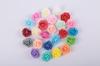 Cabeça de Rosa Simulada de 7cm Espuma Pe Flor de Rosa Caixa de Doces Bola de Flores Fio de Luz Acessórios Cabeça de Flor Pe Flor Artificial