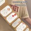 Álbum de Cartão de Cumprimentos DIY Feito à Mão Estilo Sanfona, Kit de Material de Cartão Deslizante, Cartão de Presente Criativo para Casais no Dia dos Namorados Chinês