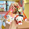 Nuevo Lazo Gato Kt Lindo Muñeco Sanrio Llavero Adorno Celebridad de Internet Bolsa Coche Colgante Pequeño Venta al por Mayor