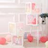 Celebridade da Internet Novo ins Caixa de Balões Festa de Aniversário Proposta AMOR Decoração de Fundo de Casamento BABY Caixa de Balões