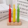 Conjunto de Materiais Didáticos de Matemática para Alunos da Primeira Série do Ensino Fundamental, Contadores, Formas Geométricas, Varetas de Contagem, Ferramentas de Aprendizagem em Sala de Aula, Educação Infantil Montessori