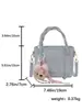 Bolso de Cubo Portátil Exquisito Versátil Estilo Coreano para Mujer 2026 Nuevo Simple Personalidad Casual Bolso de Hombro Cruzado
