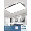 Luminária de teto LED ultrafina para sala de estar, simples e moderna, luminária elegante para quarto e dormitório, conjunto retangular, luminária de teto para casa