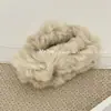 Pinza de Garra de Nube de Piel de Conejo Estilo Coreano con un Acabado de Alta Gama, Pinza de Tiburón Versátil para la Parte Posterior de la Cabeza, Pasador Elegante y de Moda para Mujer