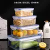 Caja de Almacenamiento para Refrigerador con Tapa, Caja de Almacenamiento para Congelador de Grado Alimenticio, Fiambrera para Microondas, Caja Calentadora, Caja para Frutas, Sellada