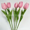 Flores Artificiales de Tulipa de PU con Tacto Realista, Ramo Hidratante Flores Decorativas, Flores Falsas para Decoración del Hogar, Adornos para Sala de Estar, Fabricante Transfronterizo