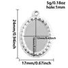 Acero Inoxidable 304 Moda Simple Base de Colgante Ovalado Accesorios DIY Accesorios para Collares Pulseras En Stock