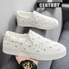 Tênis Casuais de Lona Masculinos para Primavera e Verão de 2026, Tendência, Versáteis, Sola Macia, Confortáveis, Respiráveis, Slip-On