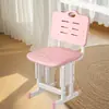 Cadeira Elevatória Escolar Simples, Cadeira para Estudo em Casa, Cadeira de Escrita para Aluno do Ensino Fundamental, Banco para Mesa Infantil, Cadeira com Encosto para Quarto de Estudante